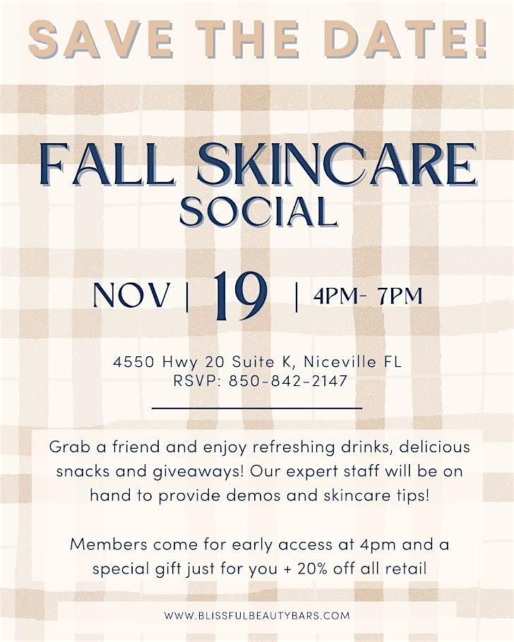 FALL SKINCARE SOCIAL