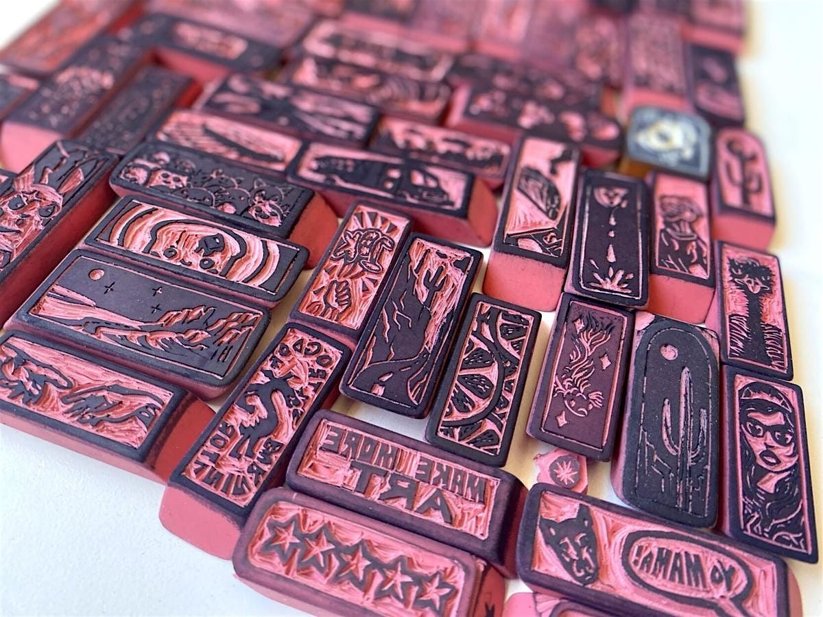 FREE ERASER BLOCK PRINTING WORKSHOP