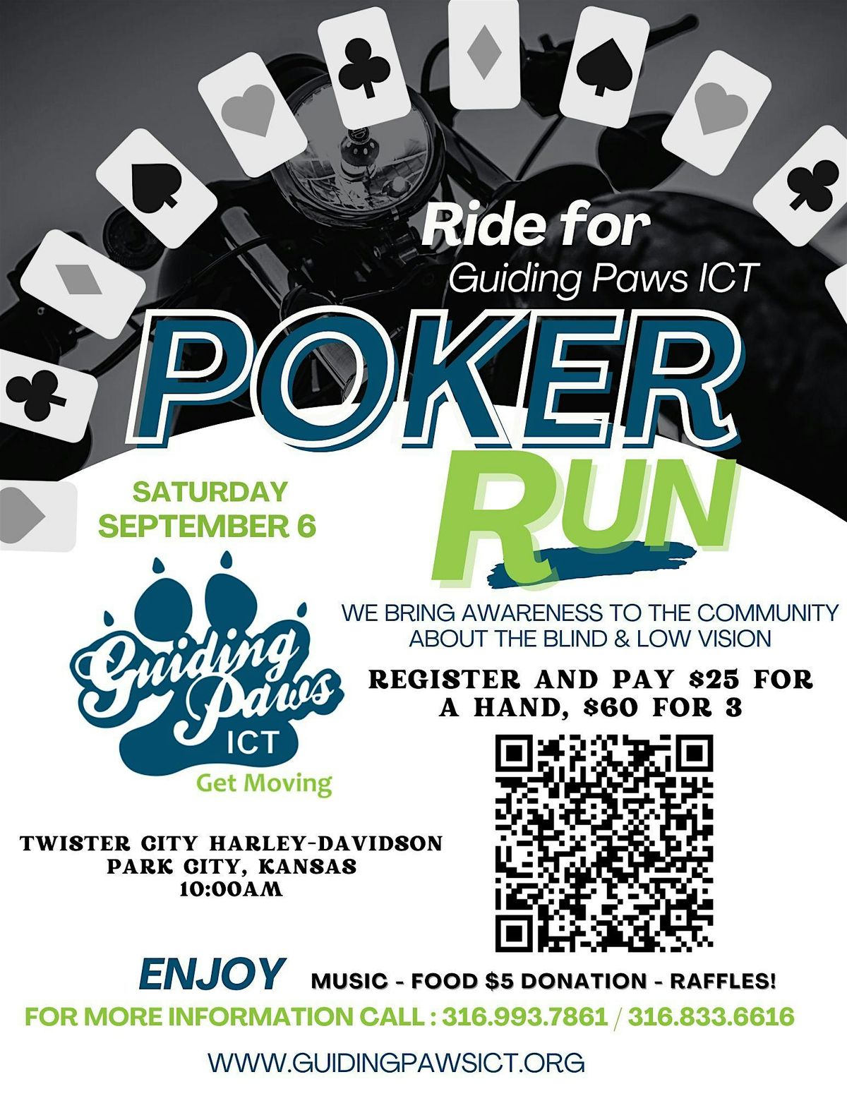Ride for ICT Poker Run