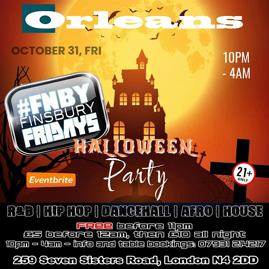 #FNBY Finsbury Fridays Halloween Party