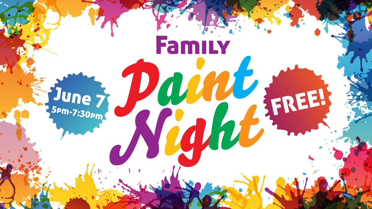 Family Paint Night - North Natomas Community Center