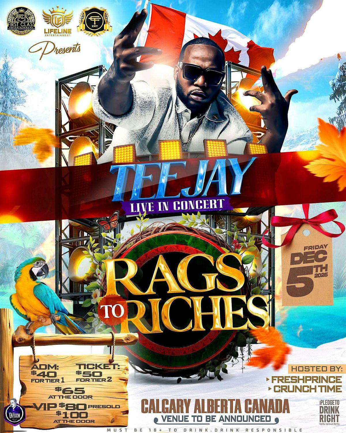 Rags to Riches - Teejey Live in Concert, Habebe's Banquet Hall ...