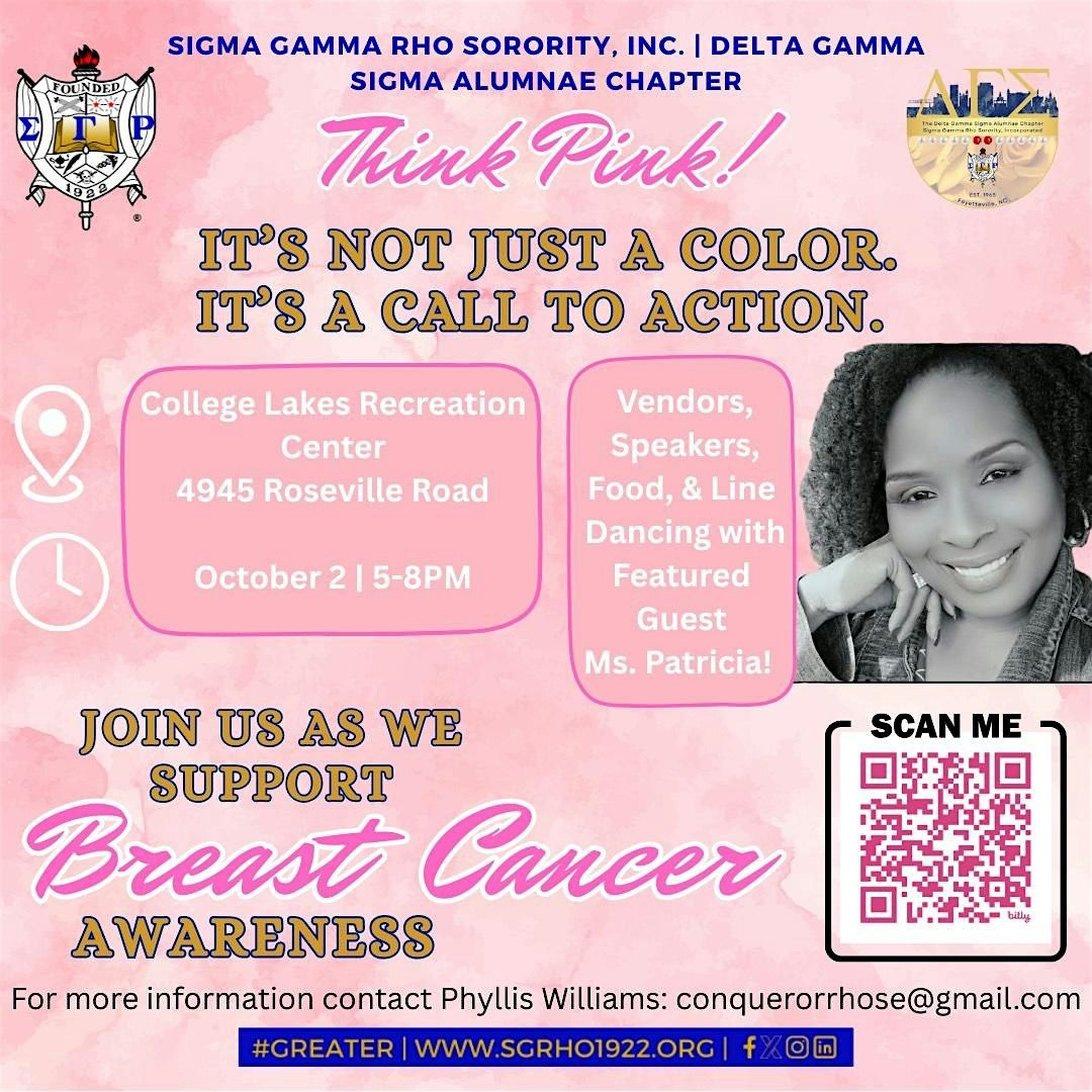 Think Pink:  Breast Cancer Awareness Event