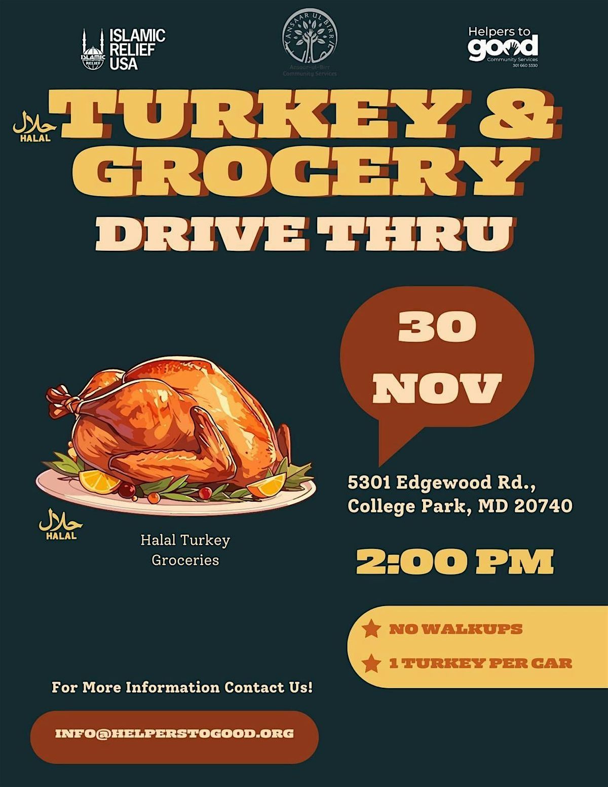 Turkey & Grocery Giveaway