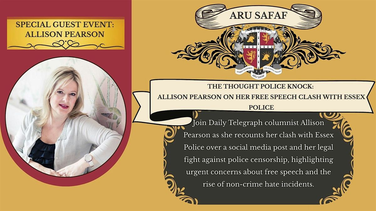 The Thought Police Knock with Allison Pearson