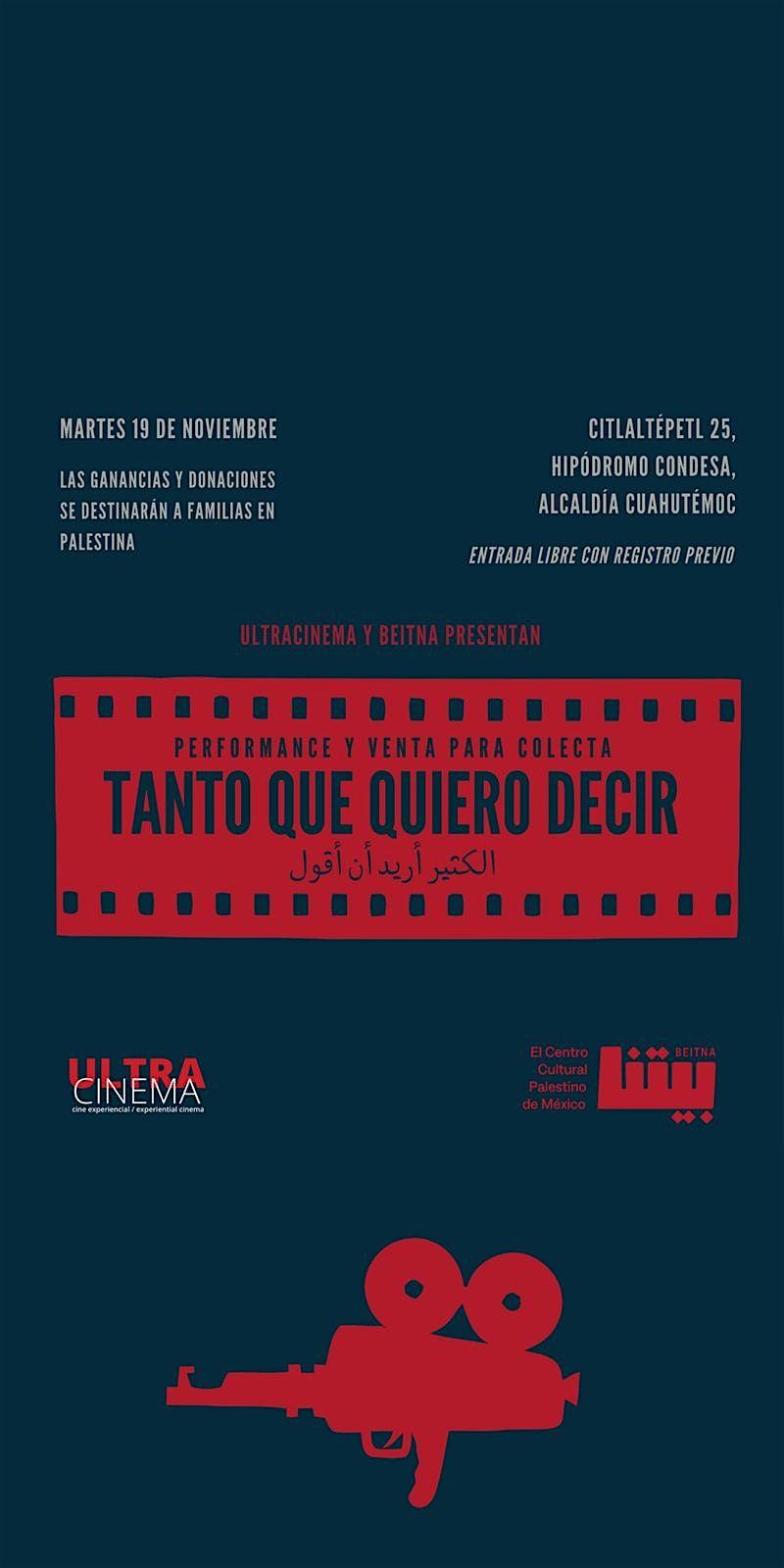 So much I want to say (Tanto que quiero decir): Cine Palestino