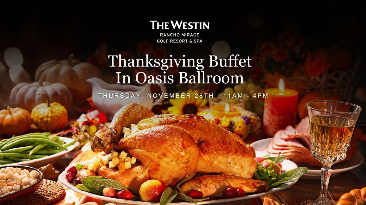 Thanksgiving Buffet In Oasis Ballroom