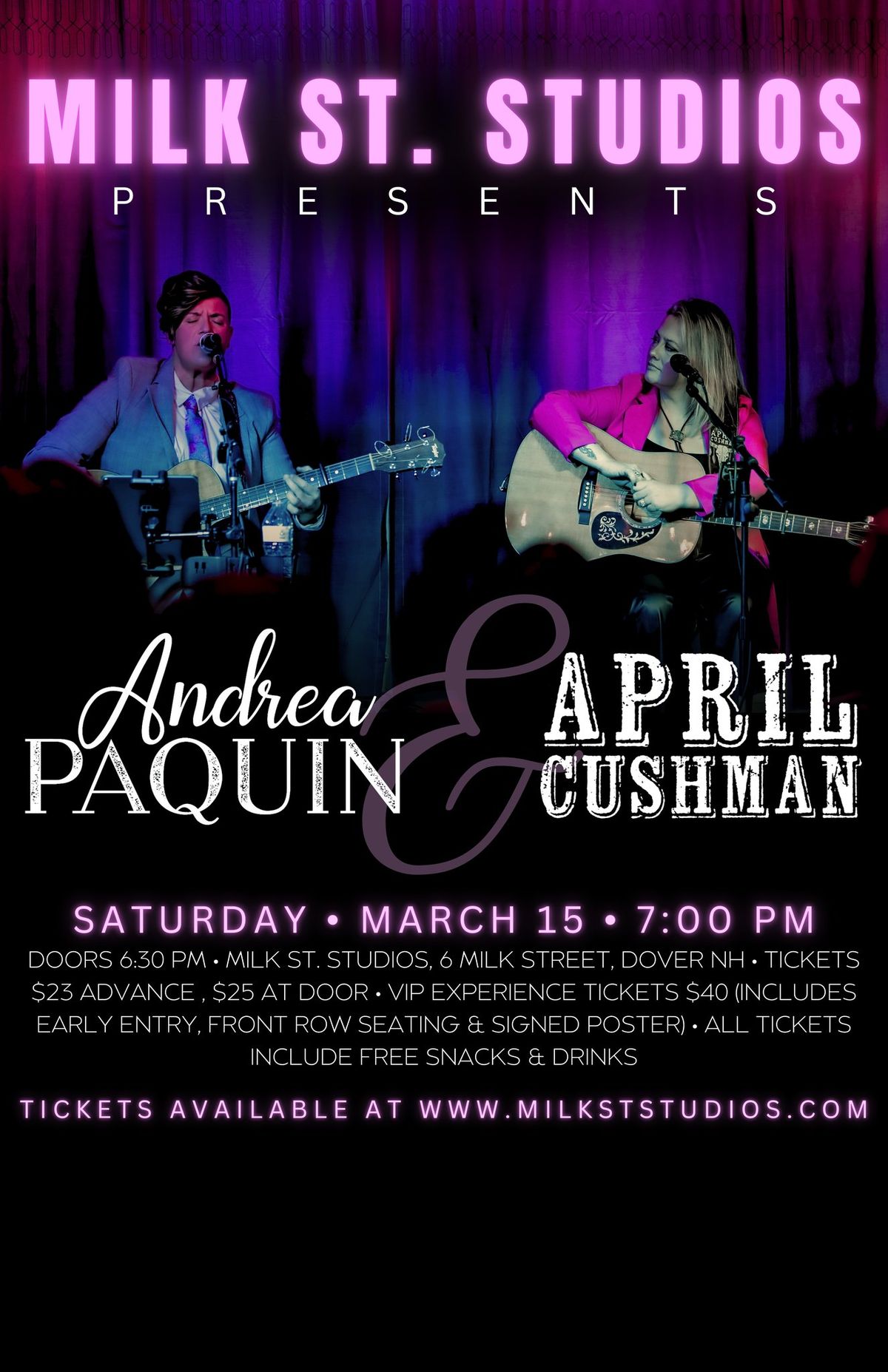 Milk Street Studios Presents: Andrea Paquin & April Cushman 