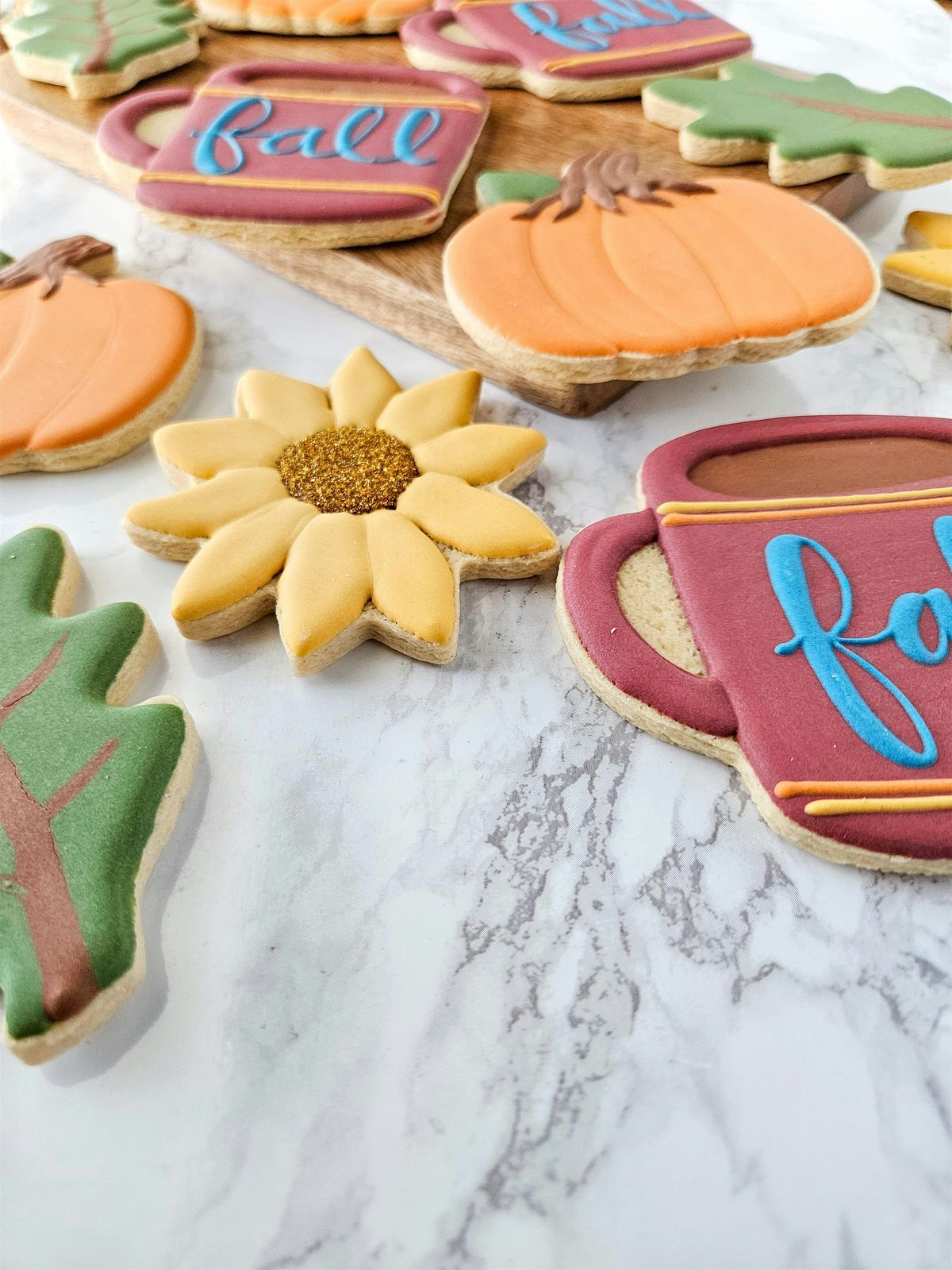 Fall in love with Fall Favorites Cookie Decorating Class