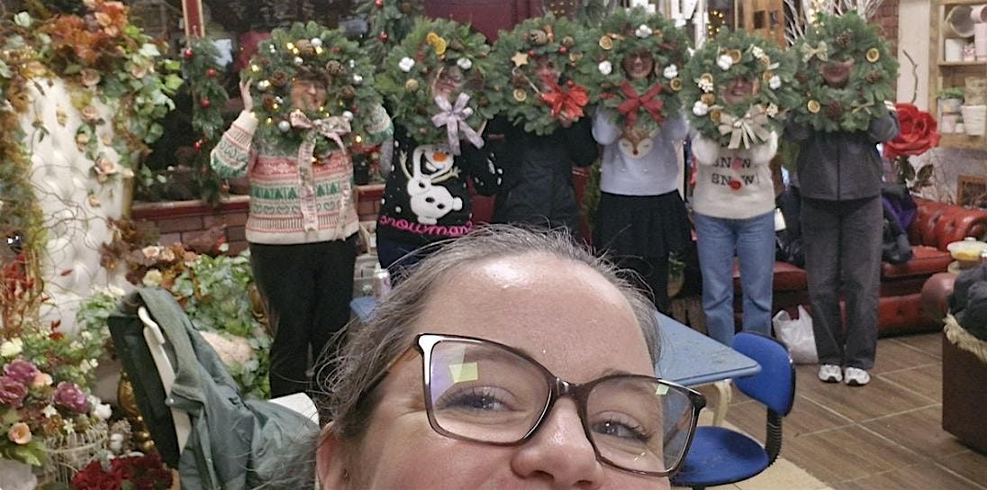 Festive wreath making workshop with Norwegian Wood Florist