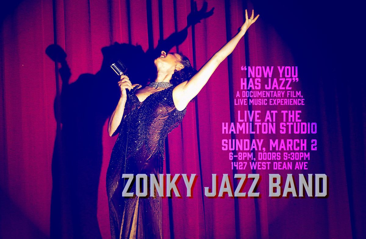 Hot Jazz Sunday Night with the Zonky Jazz Band at Hamilton Studio