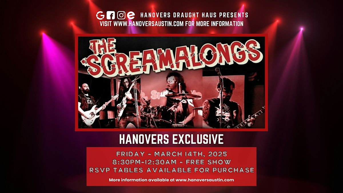 A Screamalong Takeover @ Hanovers Pflugerville