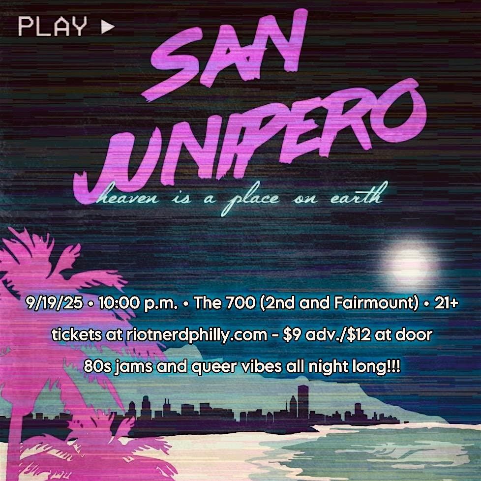 San Junipero: 80\u2019s Pop and New Wave Dance Party
