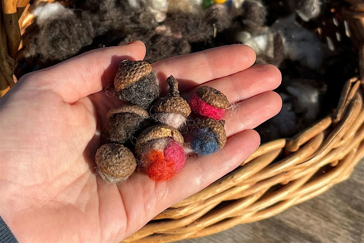 How to Make Felted Acorns