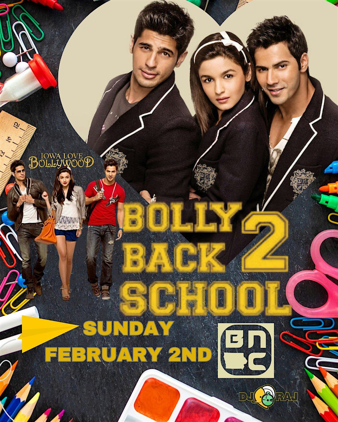 BOLLY BACK 2 SCHOOL : IOWA LOVES BOLLYWOOD