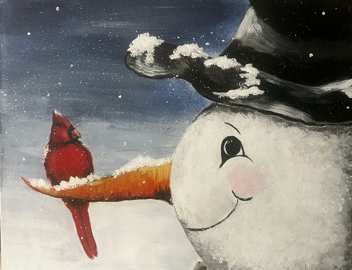 Frosty & Friend paint class