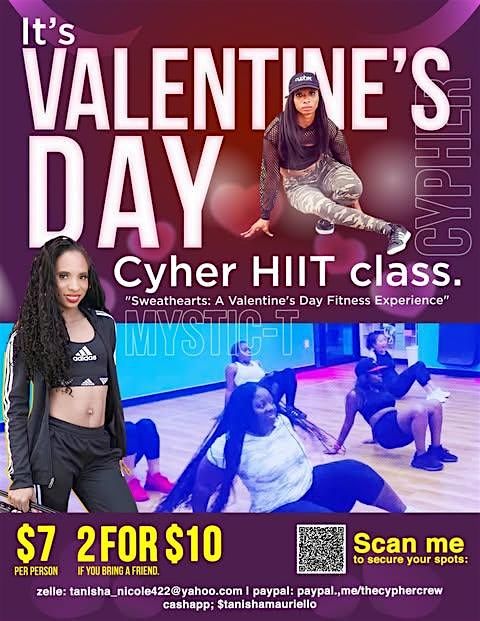 SweatHearts:  a Valentine's Day Fitness Experience