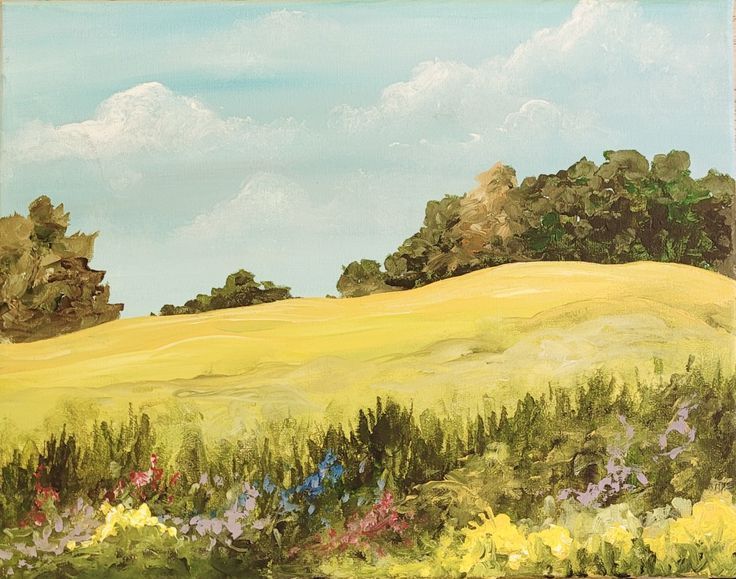 Wildflower Field Paint & Sip