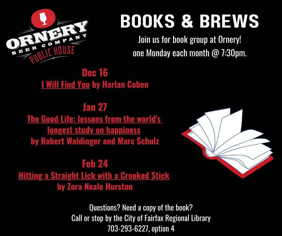 Books and Brews book club!!  Feb. 2025