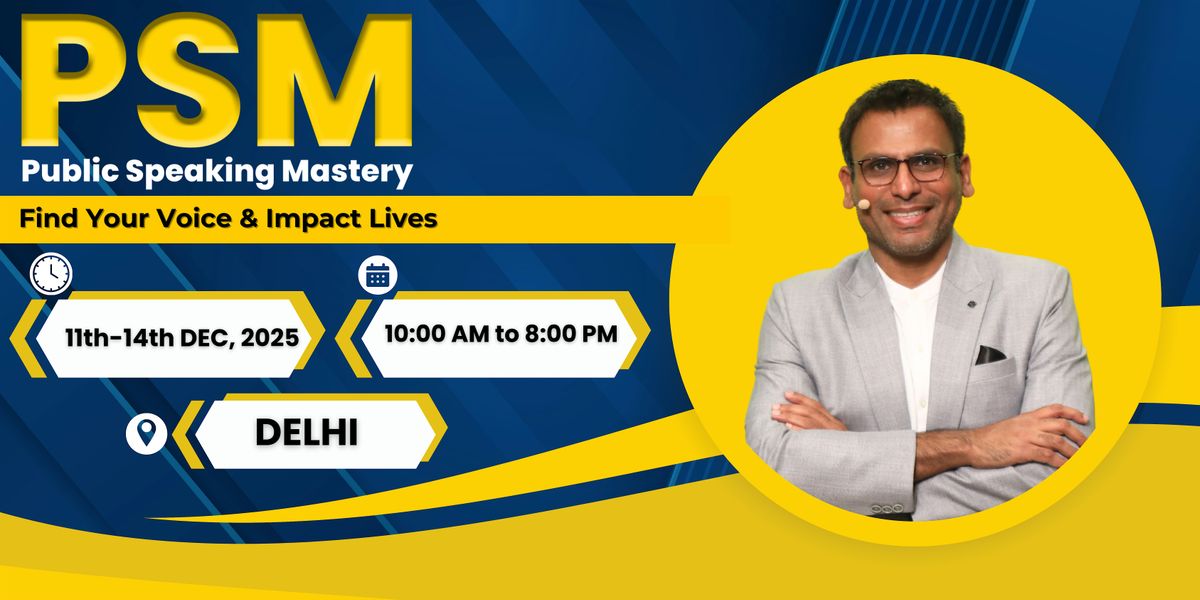 Public Speaking Mastery Delhi