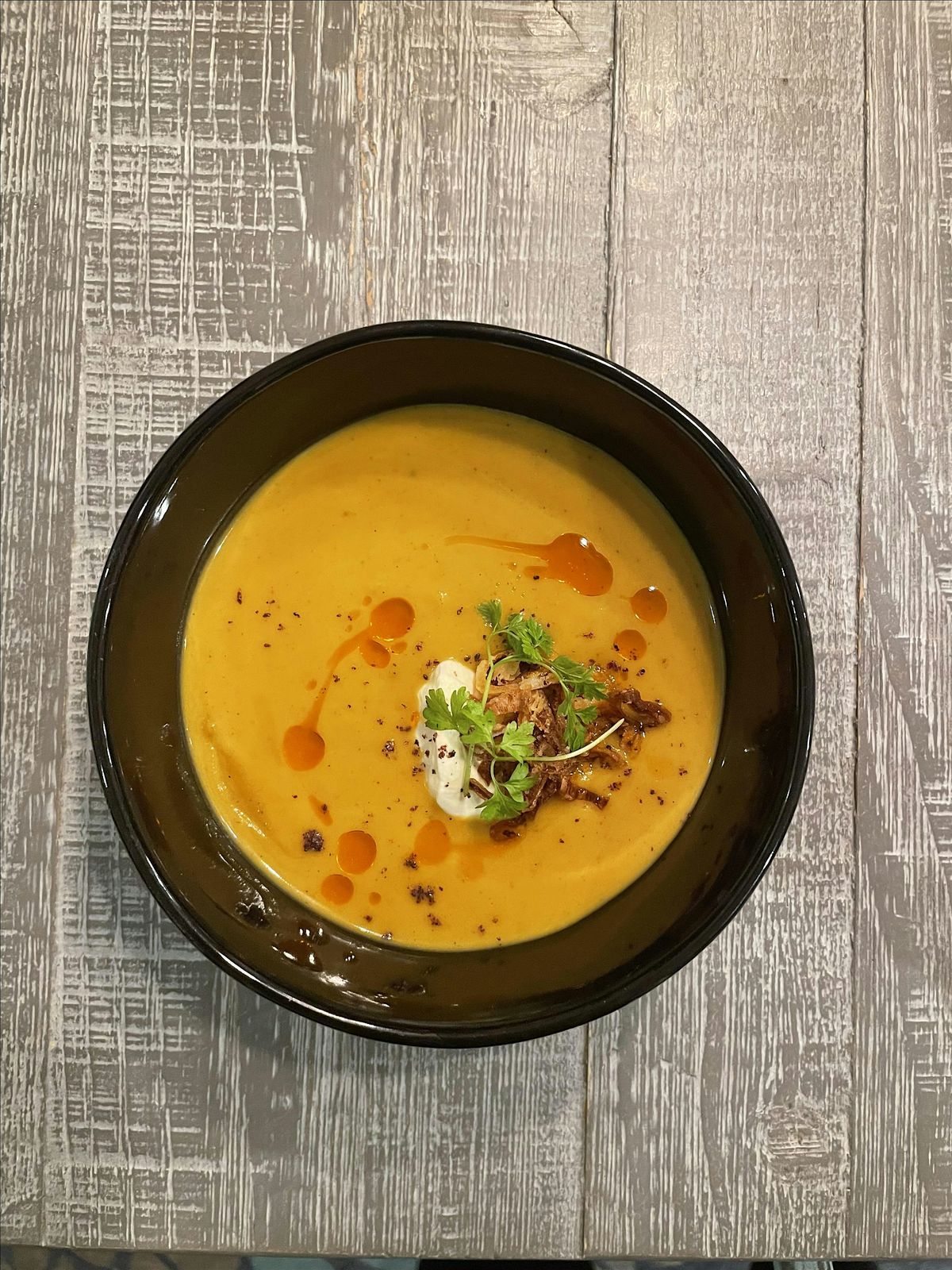 Seasonal Fall  Soup, Salad, and Dessert!