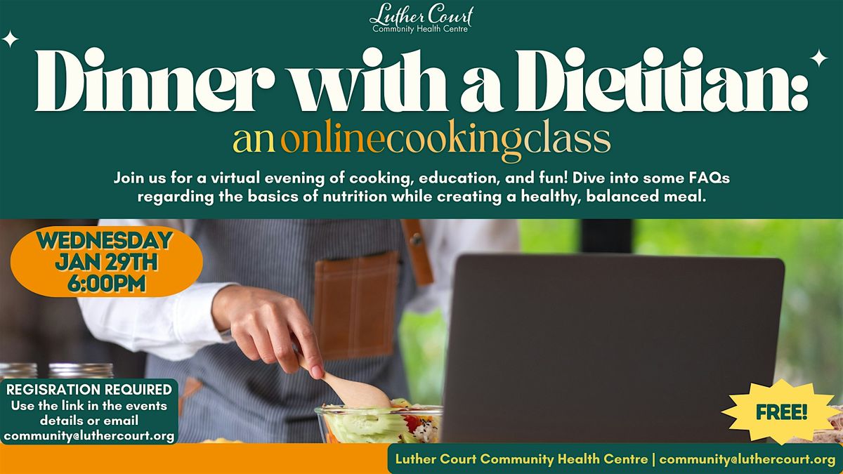 Dinner with a Dietitian: An Online Cooking Class