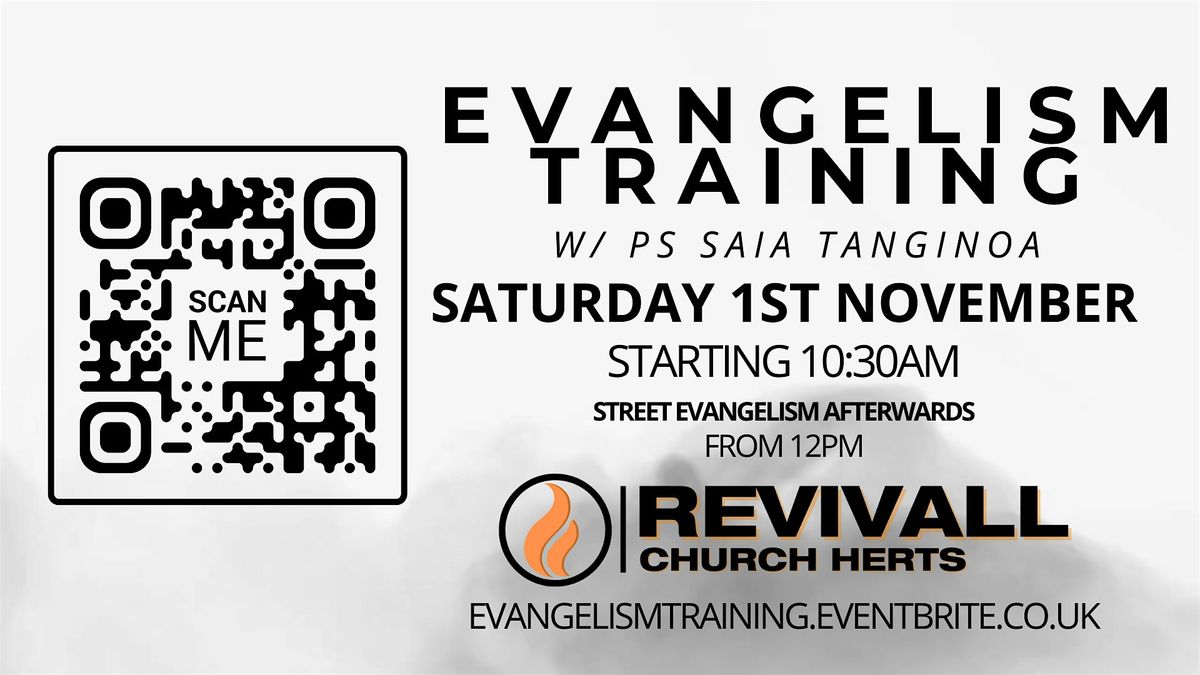 Evangelism Training w\/ Ps Saia Tanginoa