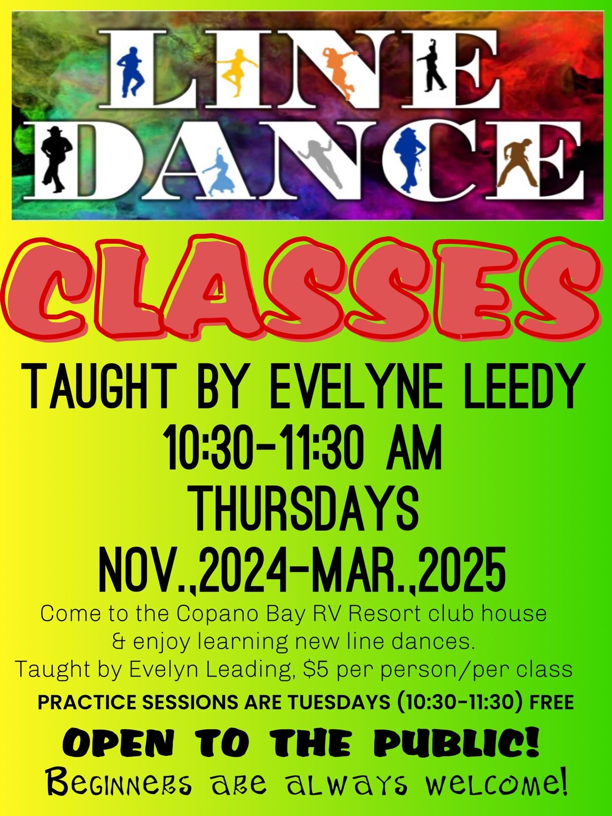 Line Dance Classes