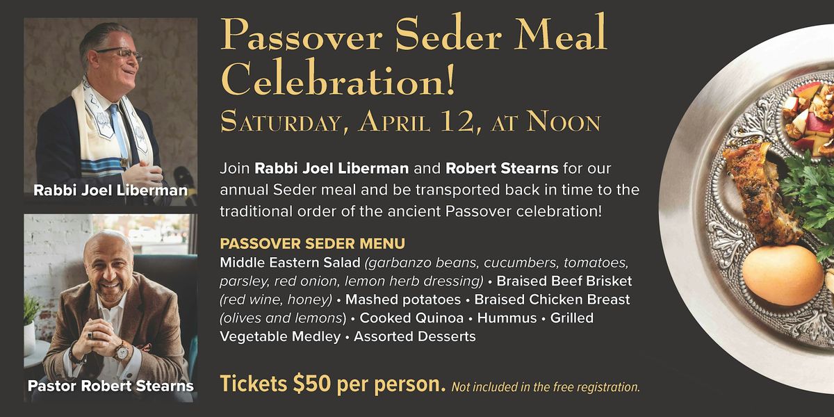 Passover Seder Meal Celebration!