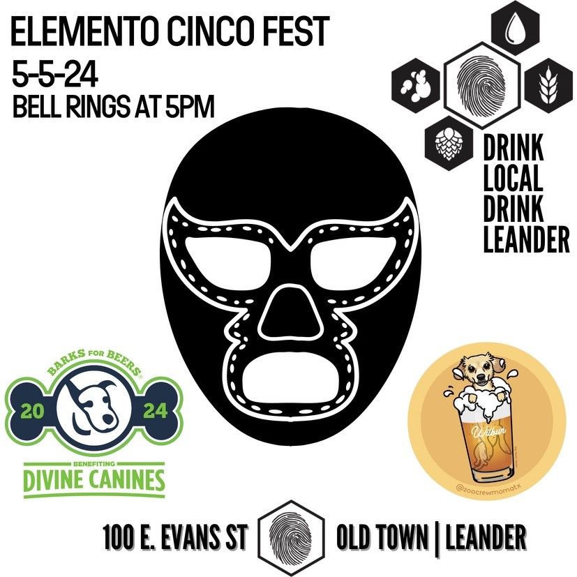 Divine Canine Wilbur Kicks off Barks for Beers at 5th Element on Cinco de Mayo
