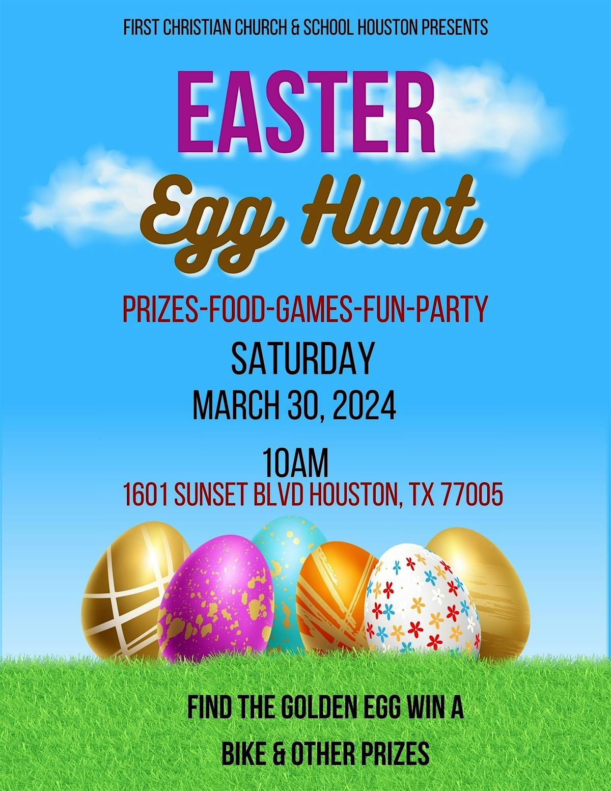 Easter Egg Hunt, Fun, Games & Prizes