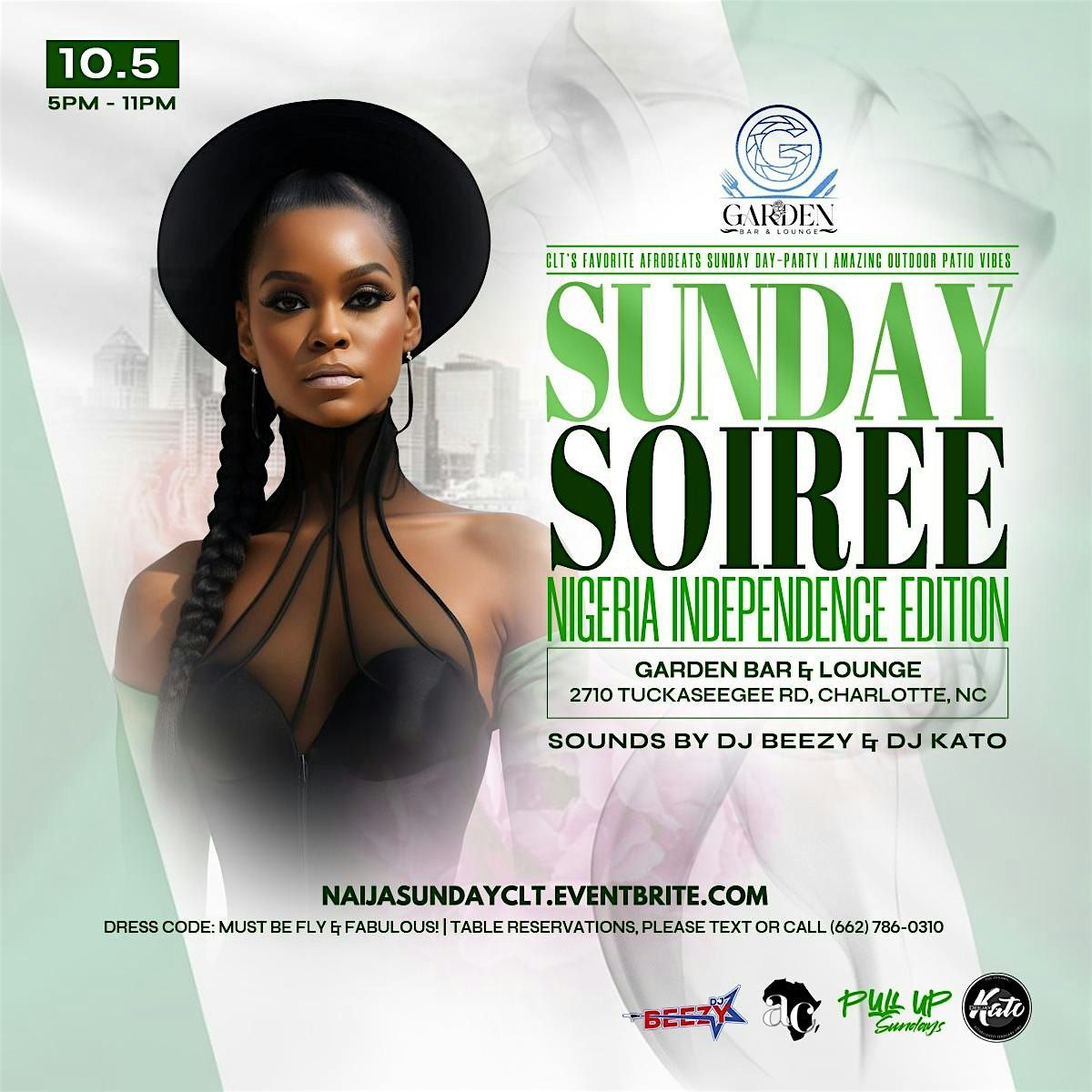 NAIJA Independence Sunday Soiree @The Garden