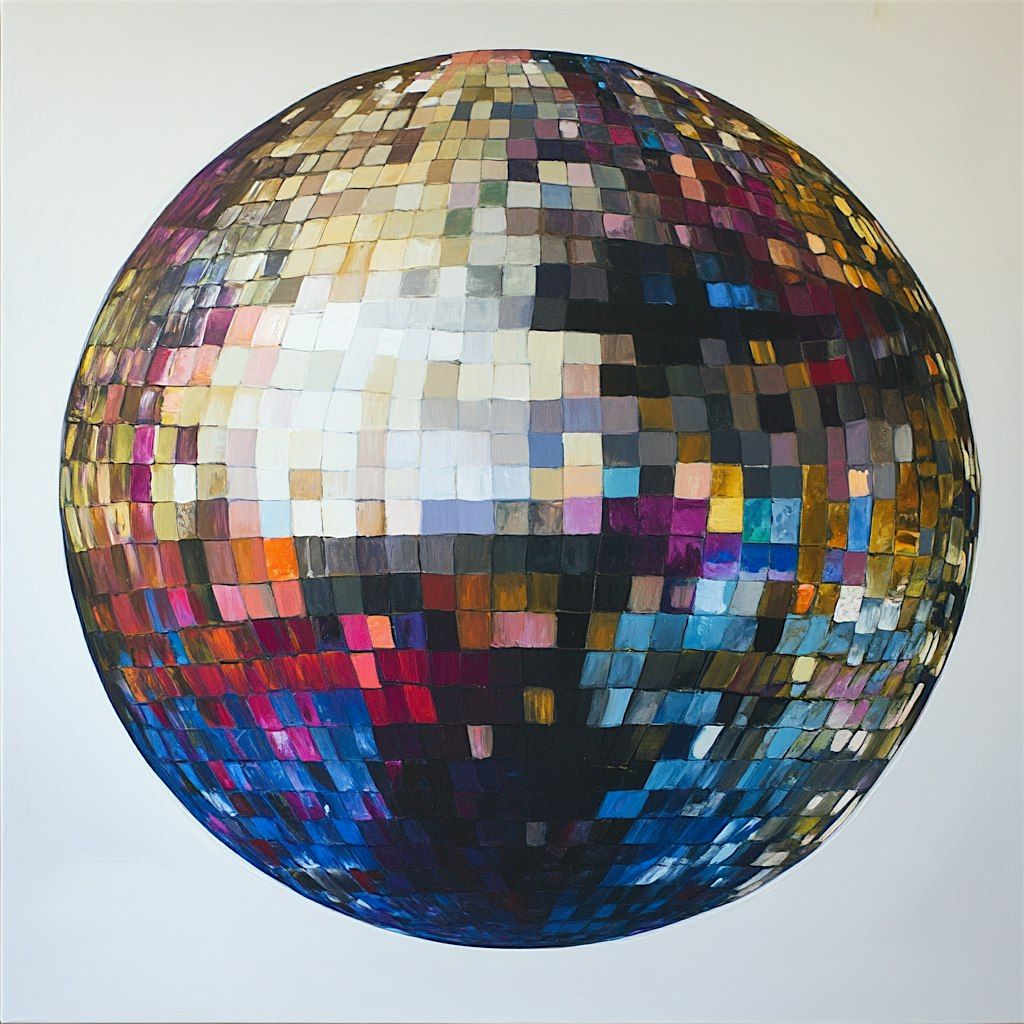 Paint your own Disco Ball Canvas Experience in Valencia