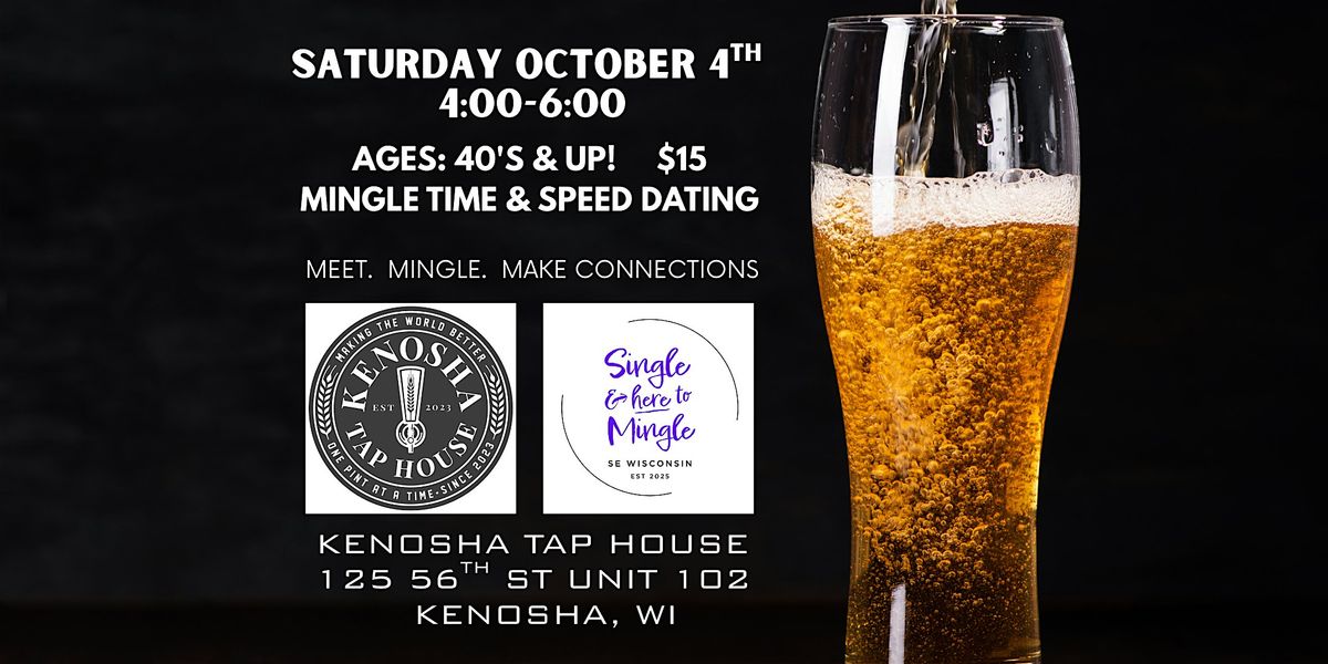 Single & here to Mingle Speed Dating & Singles Event