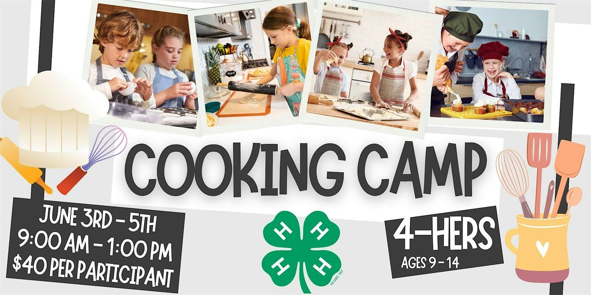 2025 York County Summer Cooking Camp (Ages 9 - 14)