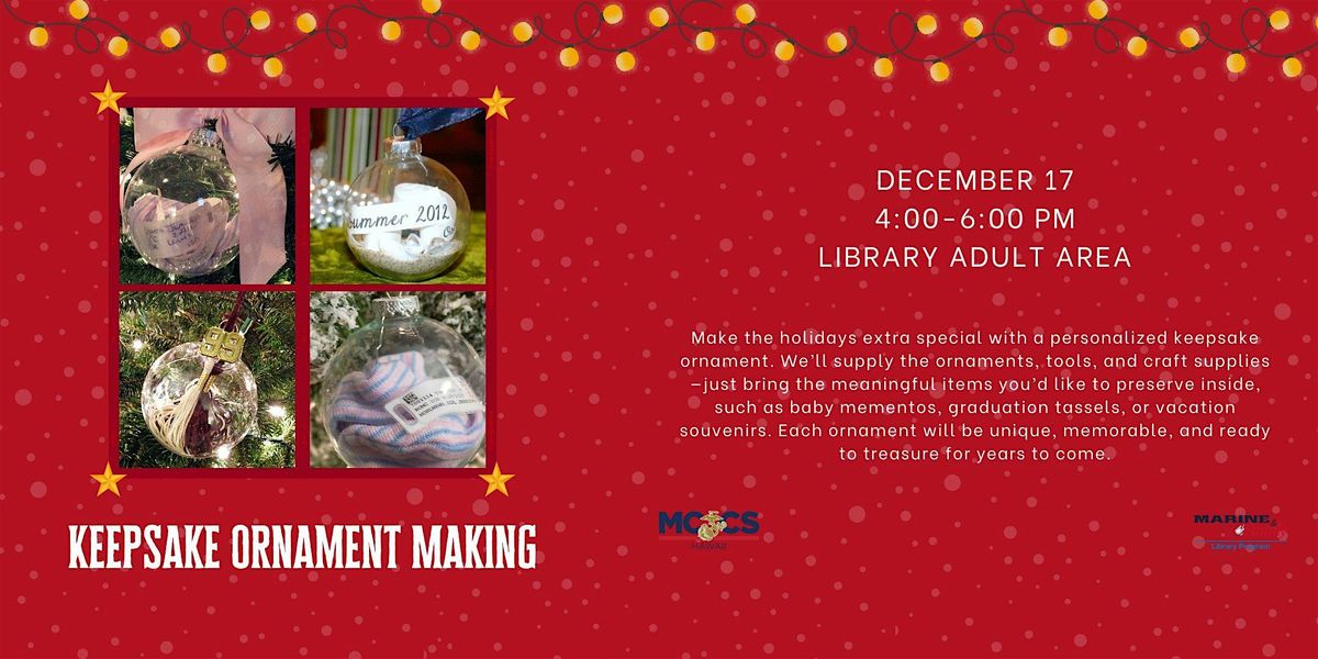 Keepsake Ornament Making