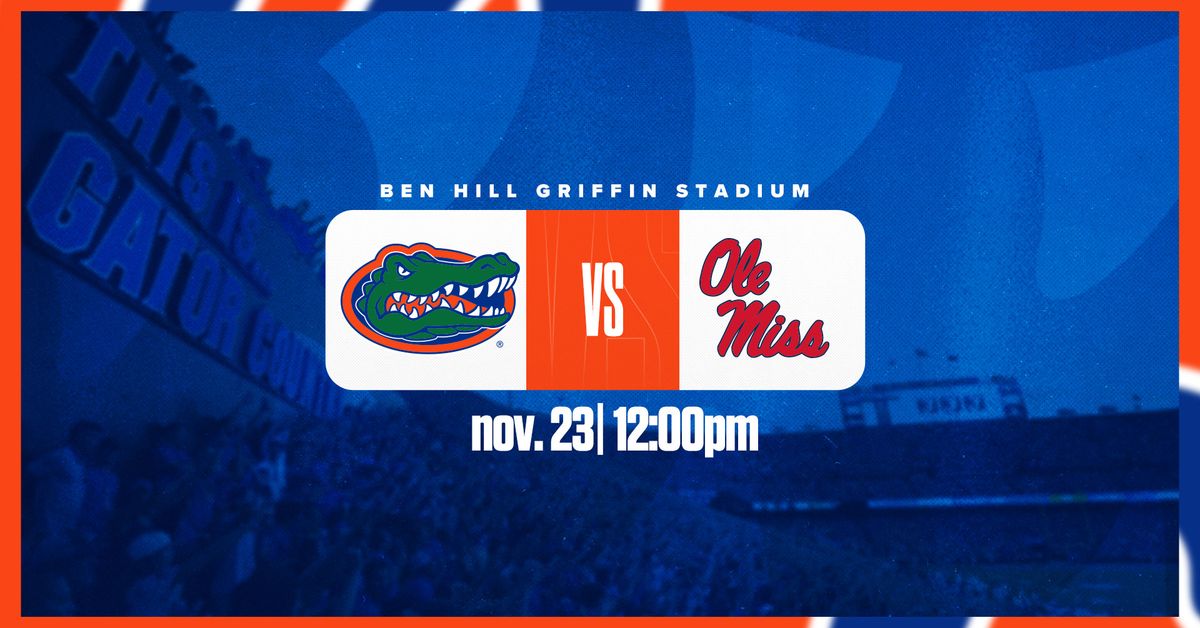 Gators Football vs. Ole Miss