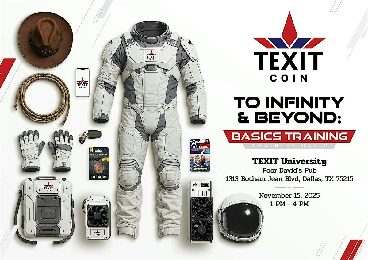 TEXIT Coin: To Infinity & Beyond: Basics Training Day 2