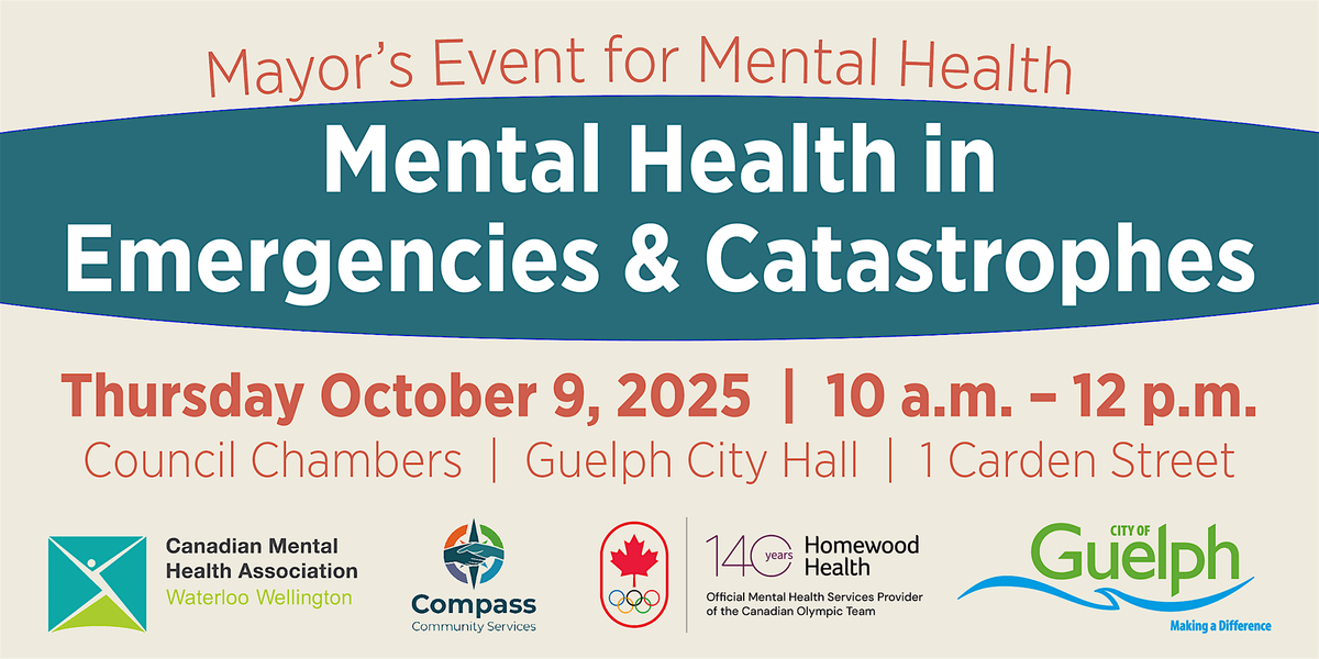 Mayor's Event for Mental Health: Mental Health in Emergencies&Catastrophes