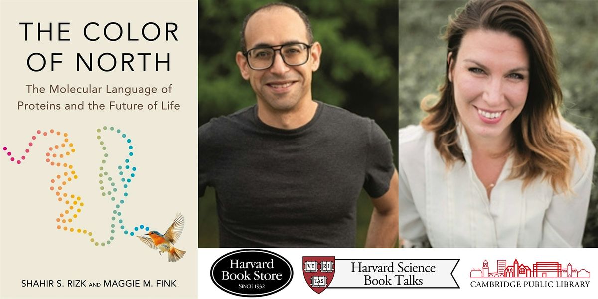 Shahir S. Rizk and Maggie M. Fink at the Cambridge Public Library