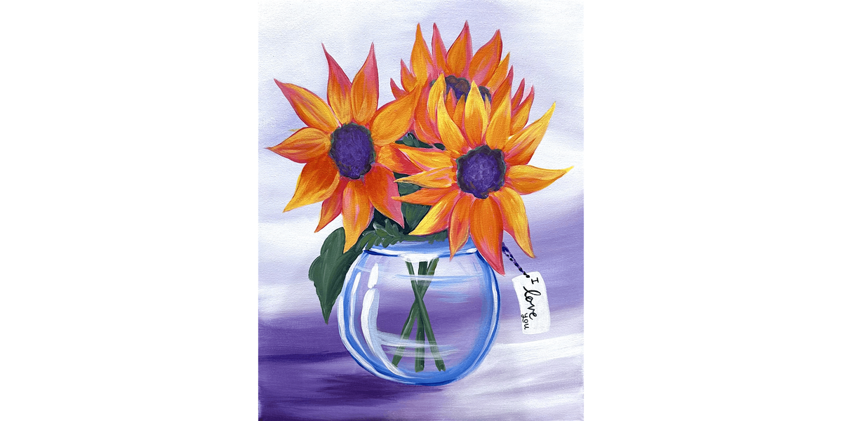 Vibrant Sunflowers - Paint and Sip in Tyler | Classpop!\u2122