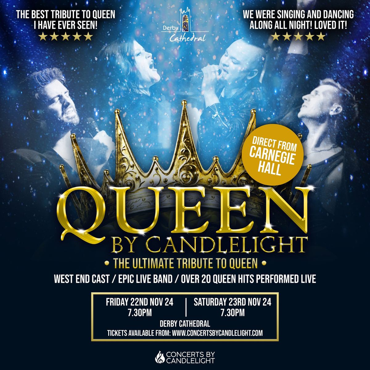 Queen By Candlelight At Derby Cathedral