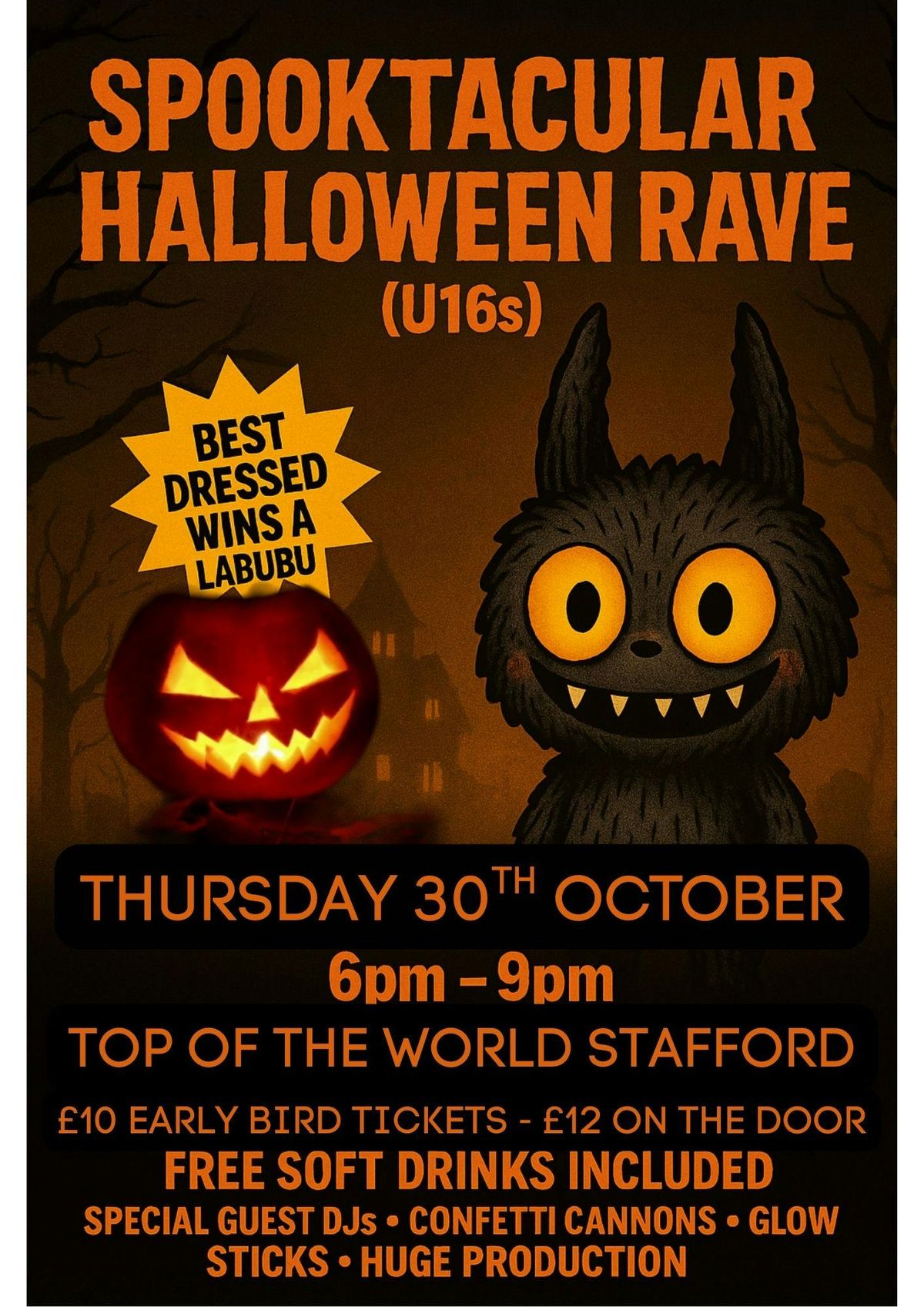 Labubu giveaway - Halloween rave 