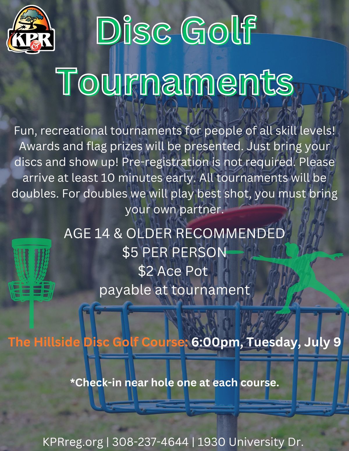 Drop in Disc Golf Tournament