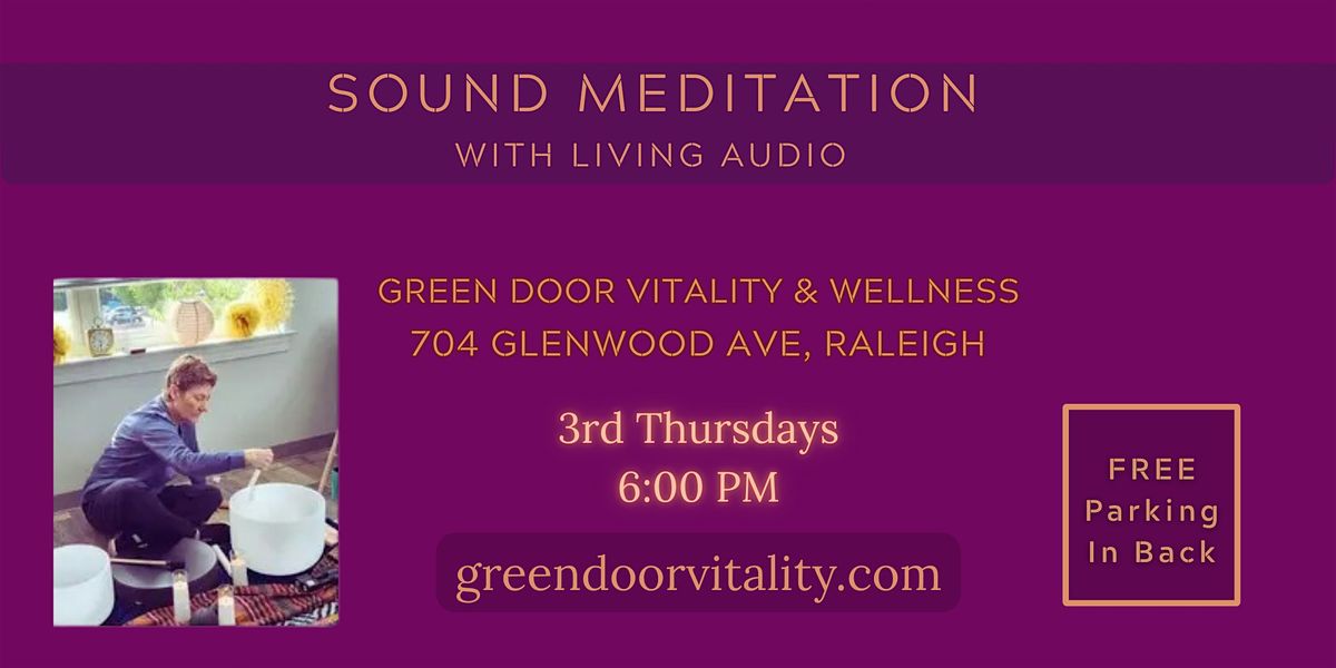 Sound Meditation at Green Door Vitality & Wellness