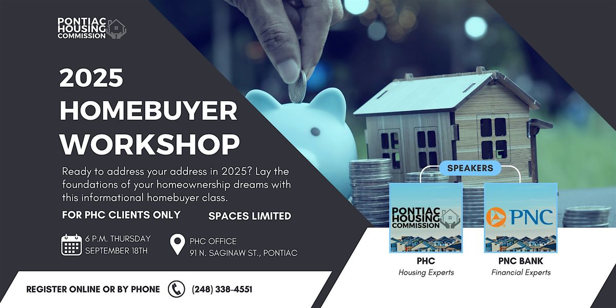 Pontiac Housing Commission Homebuyer Workshop w\/ PNC Bank