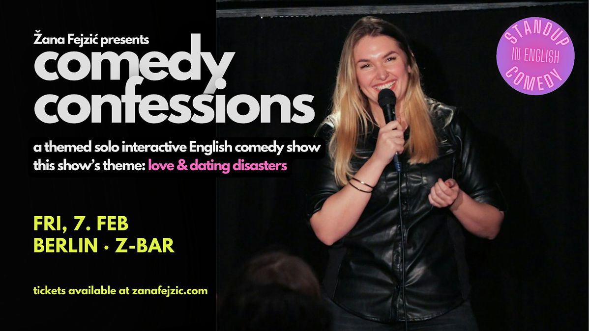 Comedy Confessions: An Interactive English Comedy Show (Berlin Mitte)