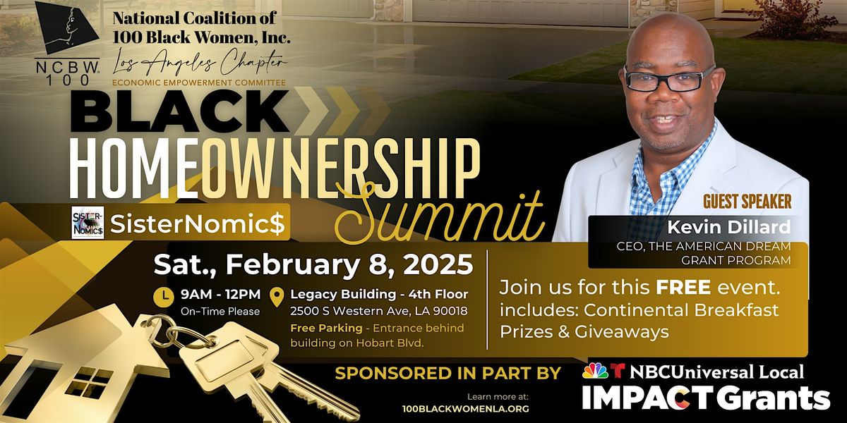 100BlackWomenLA - Black Homeownership Summit