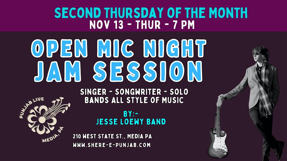 Open Mic \/ Jam Session w\/ Jesse Loewy Band