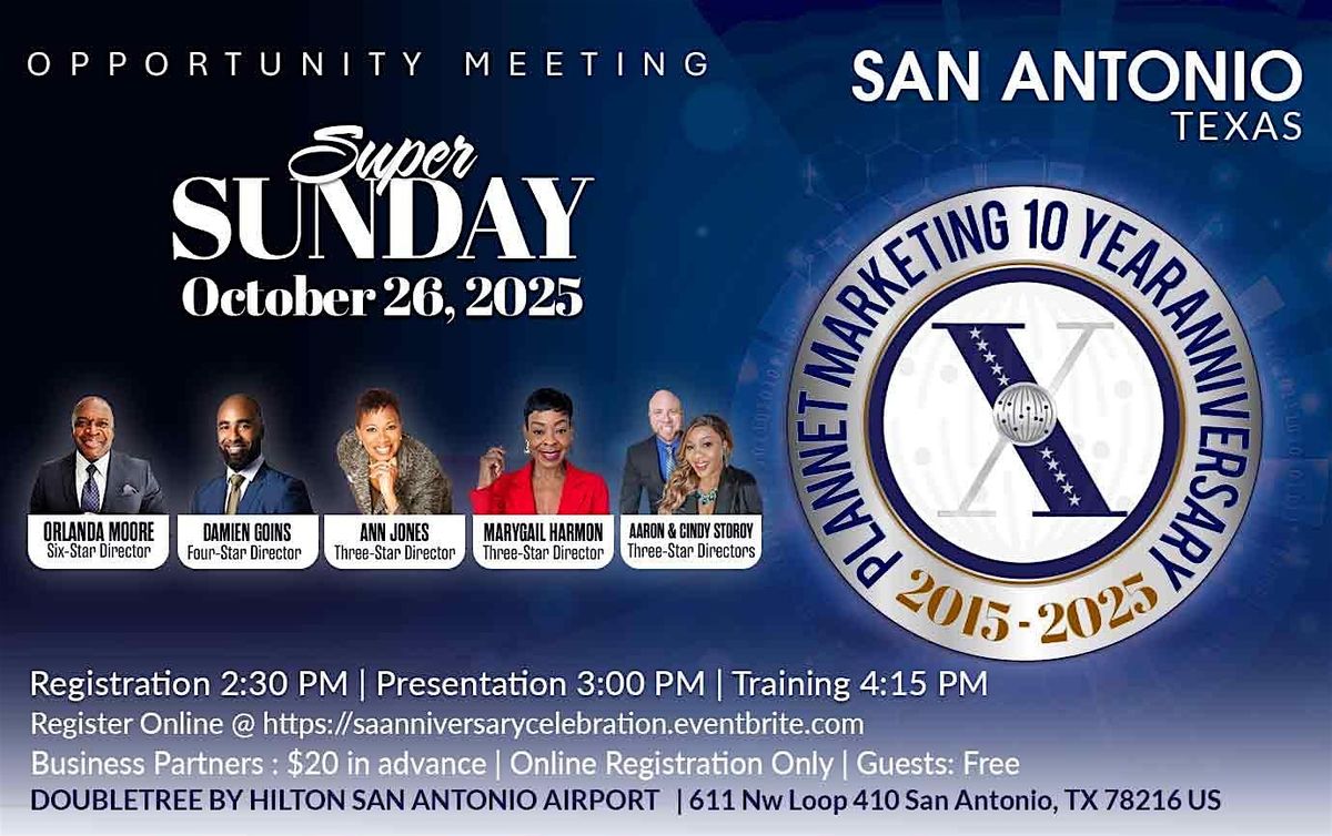 10 Year Anniversary Celebration San Antonio